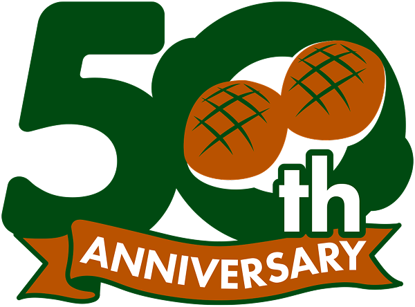 フライングガーデン50周年記念ロゴ